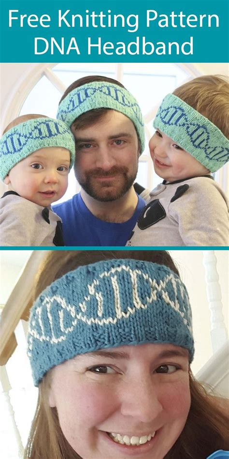 How to knit jogless one row stripes in the round one row stripes are great for making incredible colour combinations, for using up odds and ends we have in our stash. Free Knitting Pattern for DNA Headband - The GENEie ...