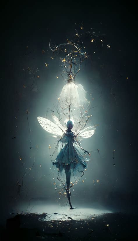 Character Design Void Fairy Mist Photorealistic Octane Render