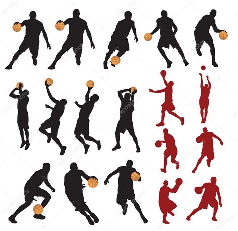 Basketball Players Stock Vector Image By ©romul 2009 11900522