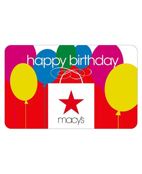 Check spelling or type a new query. Macy's Happy Birthday Macy's Bag E-Gift Card & Reviews - Gift Cards - Macy's