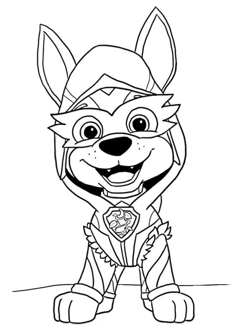 Paw Patrol Mighty Tracker Coloring Paw Patrol Coloring Pages Porn Sex