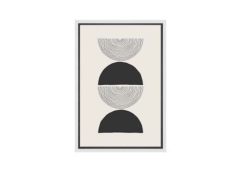 Discover Minimalist Abstract 3b Abstract Wall Art Print Final Touch Decor