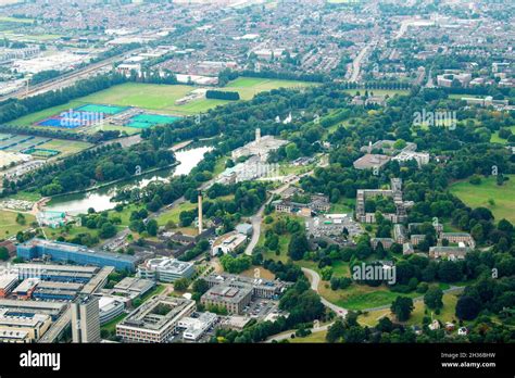 Aerial Image Of Highfields Park And The Nottingham University Park