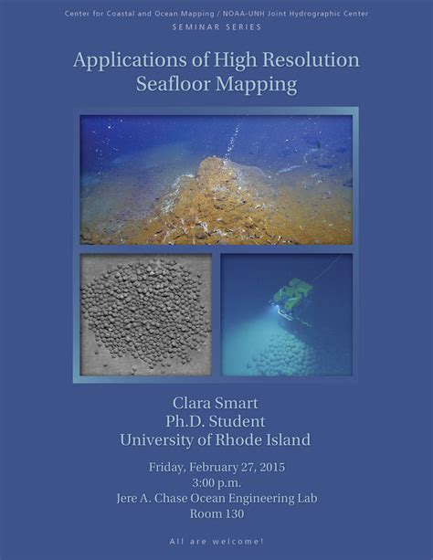 Applications Of High Resolution Seafloor Mapping The Center For