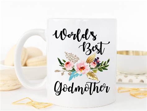Godmother Gift World S Best Godmother Mug Godmother Mug Etsy