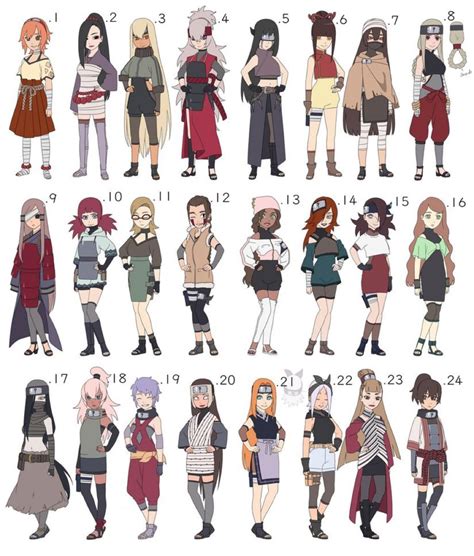 Naruto Cosplay Anime Costumes Naruto Oc Characters Girls Characters