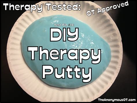 Diy Therapy Putty Therapy Putty Therapy Art Therapy Activities
