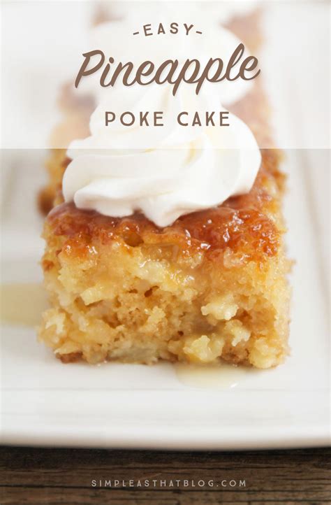 Once that is done, add in the vanilla extract into the cake batter and continue to mix everything together. Easy Pineapple Poke Cake