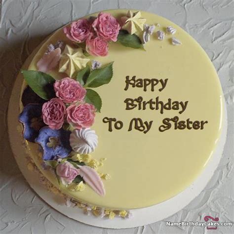 Happy Birthday Beautiful Cake For Sister