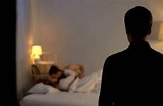 cheating wife husband caught bed his lover catching finding stock adultery royalty