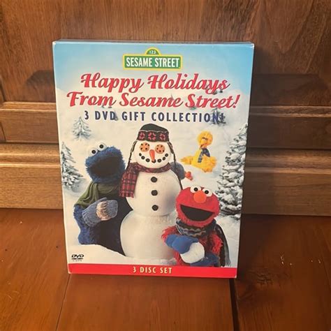 Sesame Street Happy Holidays Elmos World 3 Dvd T Etsy