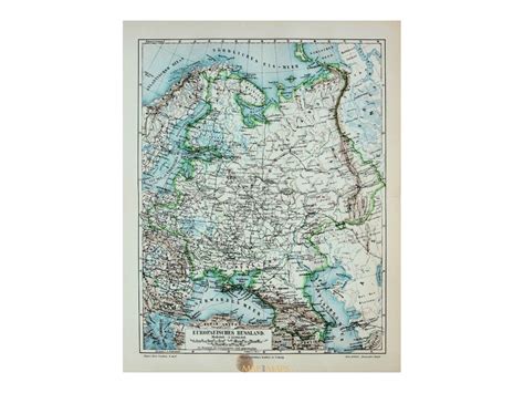 Europaeisches Russland Old Map European Russia Mapandmaps