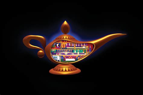 Aladdin Genie Lamp Clip Art Library