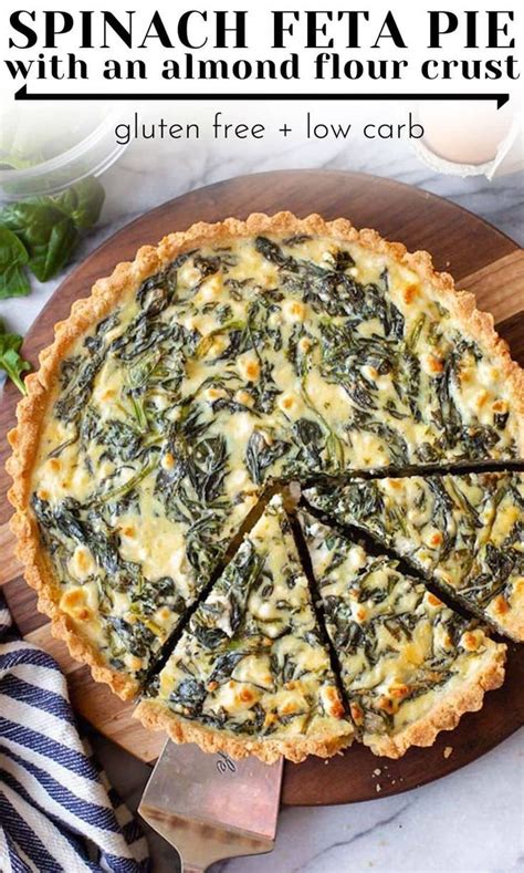 It's made with just butter, no shortening. Spinach Feta Pie with an Almond Flour Crust | Recipe | Spinach, feta, Spinach feta pie ...
