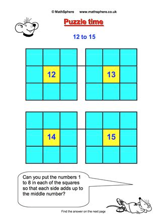Free math word search puzzles over basic math terms, algebra, geometry, computation, and more. Math Puzzle Worksheets For Grade 3 - Easy Worksheet