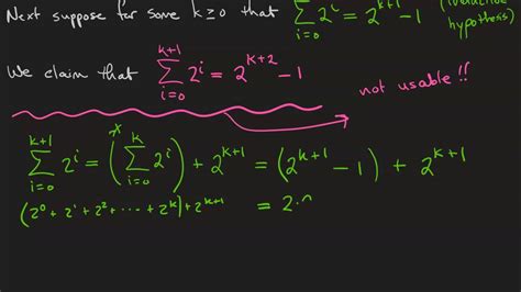 Proof by induction with sums - YouTube