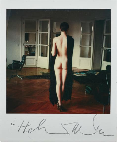 Helmut Newton Full Length Nude Standing N D Artsy