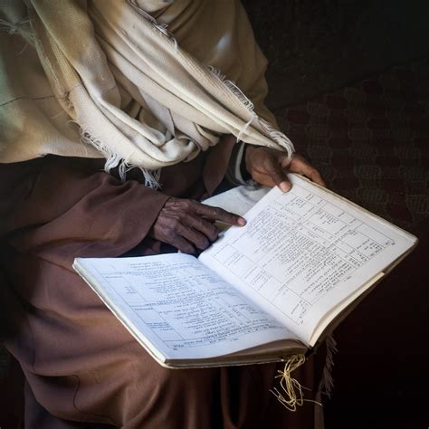 Ethiopian Monk Book A Monk Reads A Book In The Asheton Mar Flickr