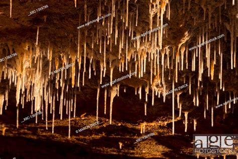 The Baradla Show Cave In The Aggtelek National Park Hungary Stock