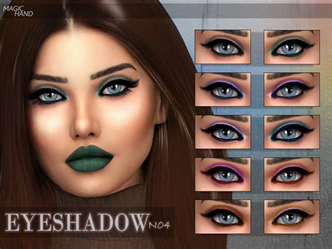 The Sims Resource Mh Eyeshadow N04