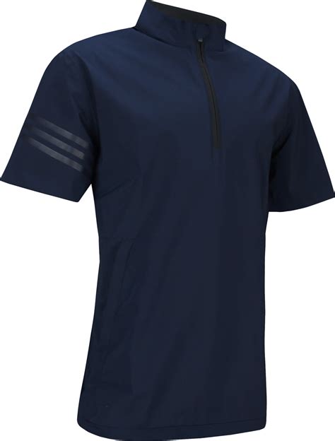 Adidas Provisional Short Sleeve Half Zip Golf Rain Jackets