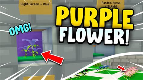 How To Get Purple Flowers In Roblox Islands Skyblock Youtube