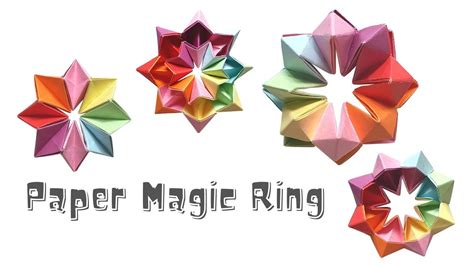 How To Fold An Easy Origami Magic Circle Fireworks Fun Paper Toy For