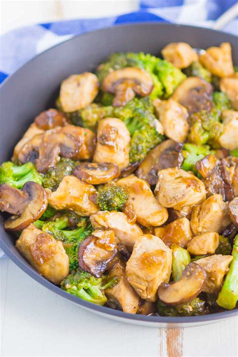 A classic comfort food, fried chicken also cooks quickly, putting a meal on your table in a hurry. Chicken and Broccoli Stir Fry - Pumpkin 'N Spice