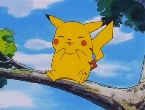 What animal is pikachu based on in real life? Pikachu Laughing (Pokémon) | Gifrific