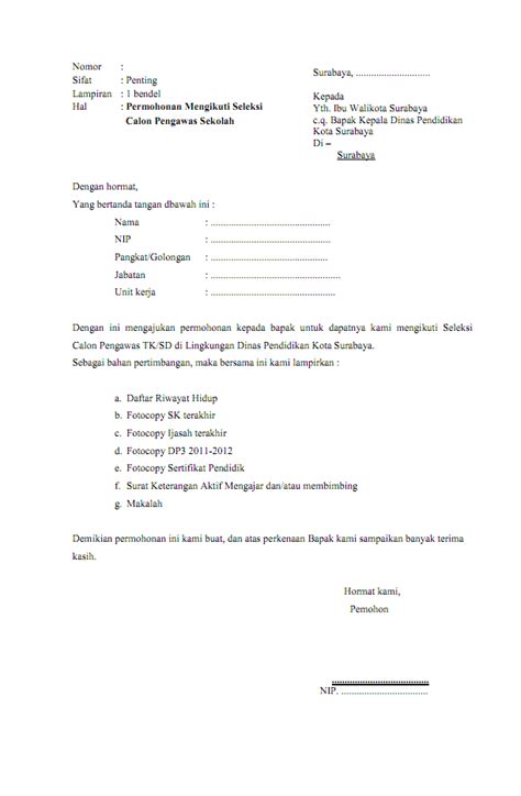 Saya yang bertanda tangan di bawah ini : Contoh Surat Permohonan Menjadi Kepala Sekolah - Contoh ...
