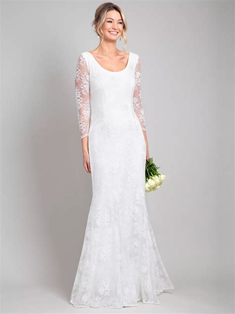 Alie Street Maria Floor Length Wedding Gown Ivory At John Lewis And Partners