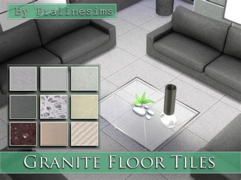 The Sims Resource Granite Floor Tiles By Praline Sims Sims 4 Downloads