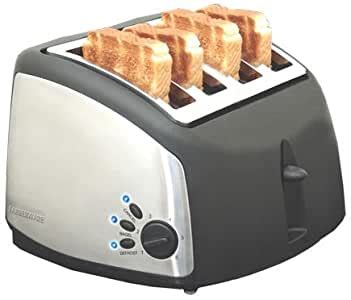 Farberware black stainless steel toaster oven. Amazon.com: Farberware FAC450T Millennium 4-Slice Toaster ...