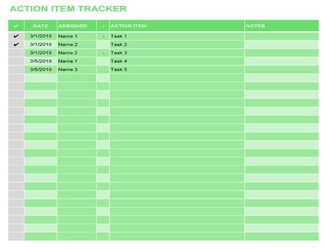 Best 17 Action Item Tracker Excel Download