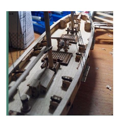 Halcon Wooden Sailing Boat Model Diy Kit Ship Assembly Decoration T