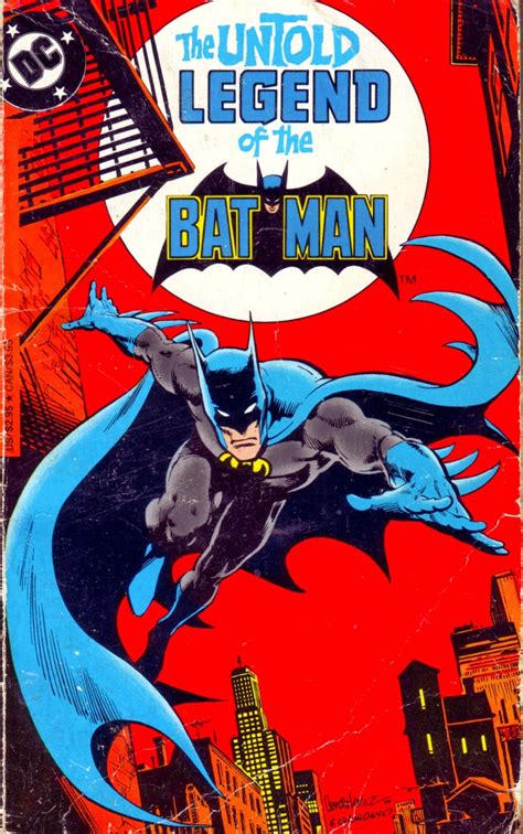 Comic Book Scans The Untold Legend Of The Batman 1982 Tor Books