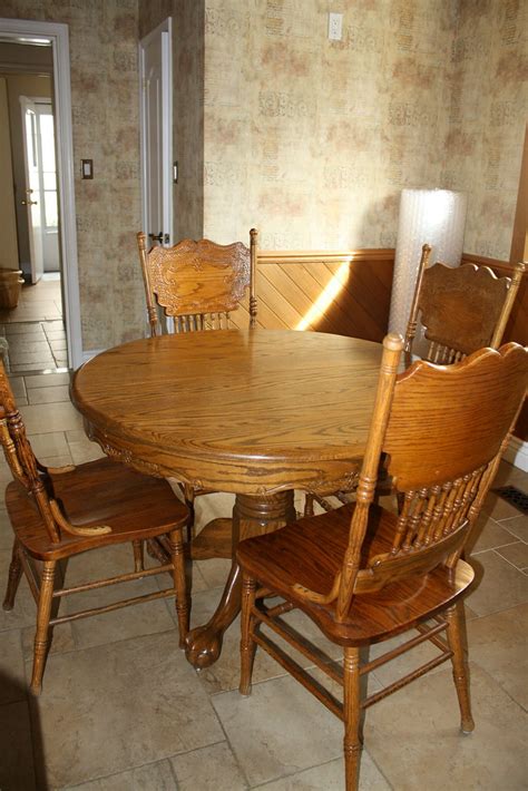 Reclaimed oak table and chairs by makers bespoke furniture. OAK KITCHEN TABLE AND CHAIRS : TABLE AND CHAIRS - ANTIQUE ...