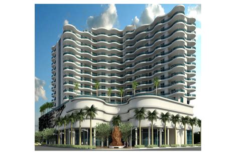 Downtown Hollywood Scores One Curvy Condo Tower Sun Sentinel
