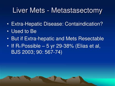 Ppt Liver Metastases Powerpoint Presentation Free Download Id438008