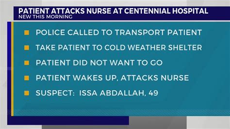 Nurse Attacked By Patient At Centennial Medical Center Youtube