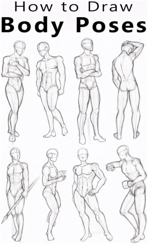 Discover 147 Body Poses Drawing Vova Edu Vn