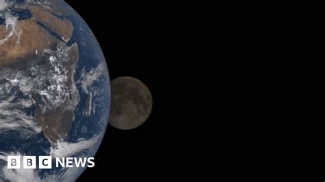 Dscovr Satellites Million Mile Camera Captures Lunar Eclipse Bbc News
