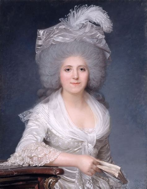 Portrait Of Jeanne Louise Henriette Campan 1752 1822 1786 Joseph