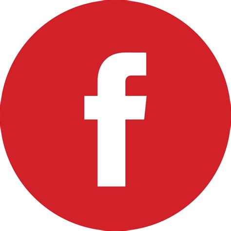 Facebook Logo Buttonred Seaside Grown