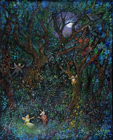 Midsummer Nights Dream Painting By Bill Bell