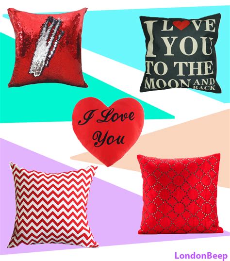 Flowers that died in a week or the painting class the two of you took together? Cute Valentine's Day Cushion Gift Ideas 2020 UK - London Beep