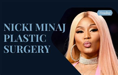 Nicki Minaj Before And After Plastic Surgery Nikki Minaj Plastic Surgery
