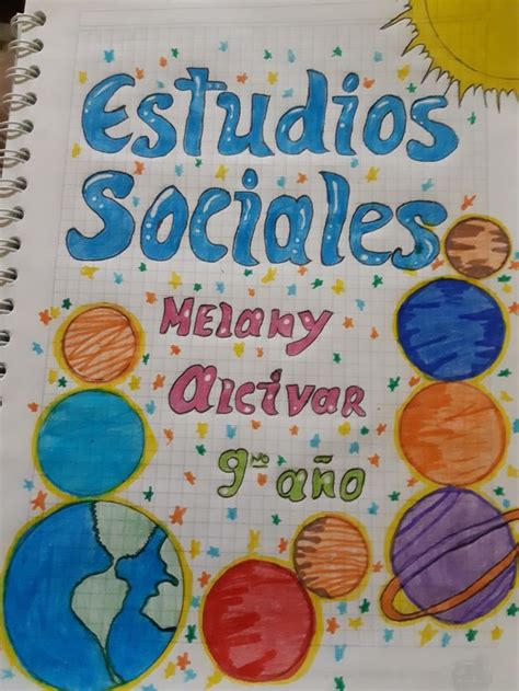 Caratula De Estudios Sociales Drawing For Kids Kids Drawings