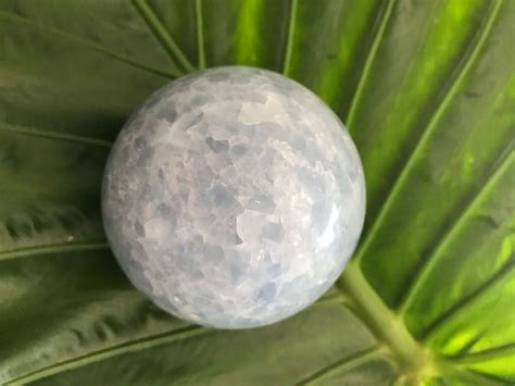 Blue Calcite Sphere Tropica Exotica Llc