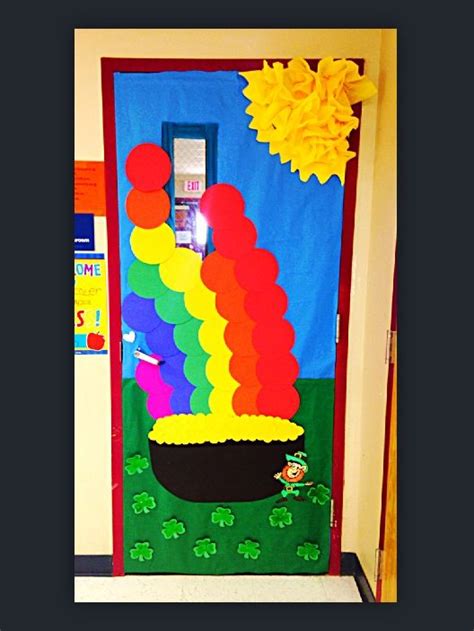 St Patrick S Day Door Decorations Classroom Classroom Projects Kindergarten Classroom